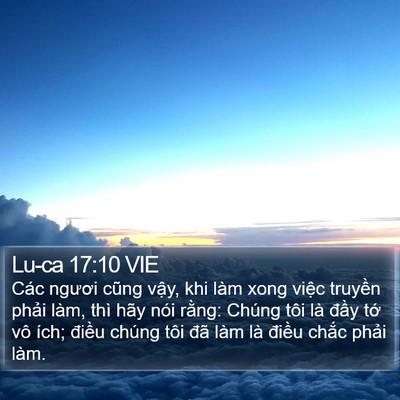 Lu-ca 17:10 VIE Bible Verse Image
