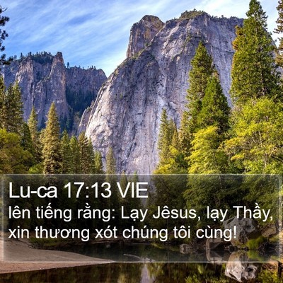 Lu-ca 17:13 VIE Bible Verse Image