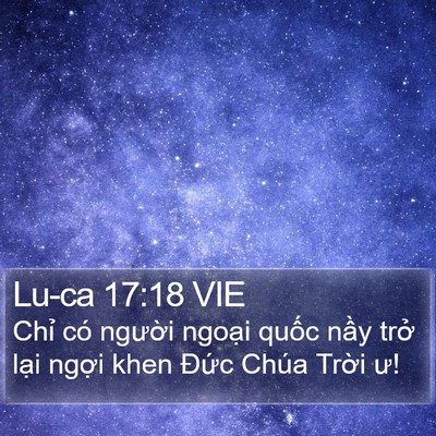 Lu-ca 17:18 VIE Bible Verse Image