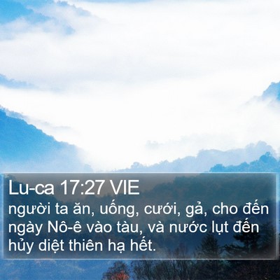 Lu-ca 17:27 VIE Bible Verse Image