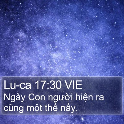 Lu-ca 17:30 VIE Bible Verse Image