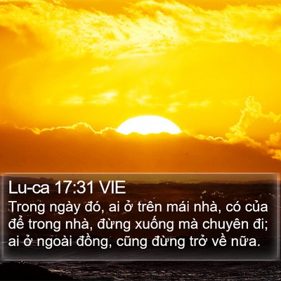 Lu-ca 17:31 VIE Bible Verse Image