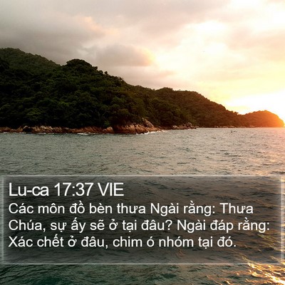 Lu-ca 17:37 VIE Bible Verse Image