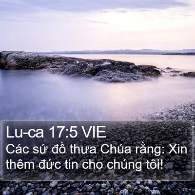 Lu-ca 17:5 VIE Bible Verse Image