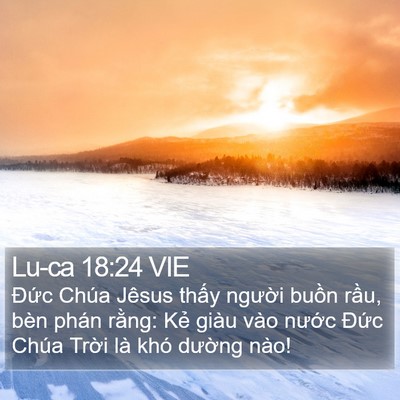 Lu-ca 18:24 VIE Bible Verse Image
