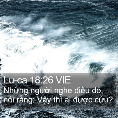 Lu-ca 18:26 VIE Bible Verse Image