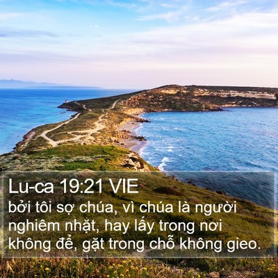 Lu-ca 19:21 VIE Bible Verse Image