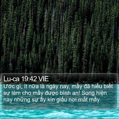 Lu-ca 19:42 VIE Bible Verse Image