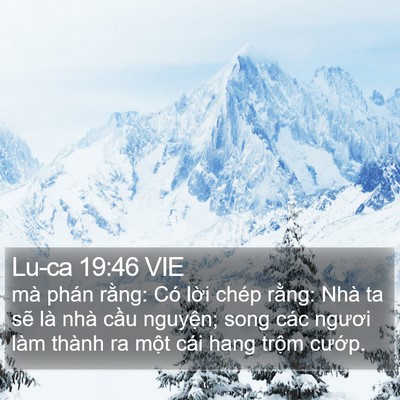 Lu-ca 19:46 VIE Bible Verse Image