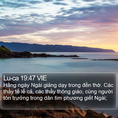 Lu-ca 19:47 VIE Bible Verse Image