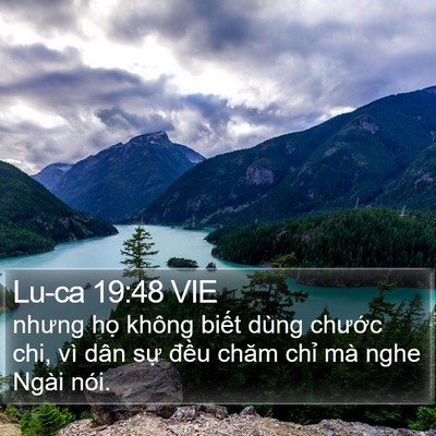 Lu-ca 19:48 VIE Bible Verse Image