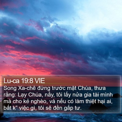 Lu-ca 19:8 VIE Bible Verse Image
