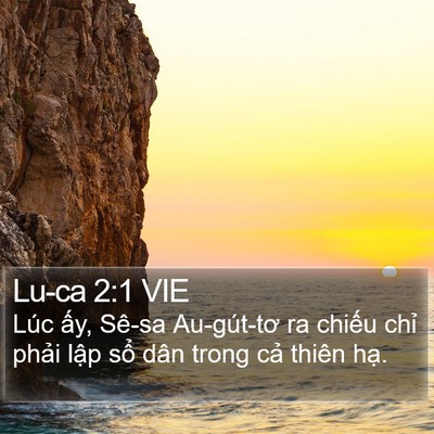 Lu-ca 2:1 VIE Bible Verse Image