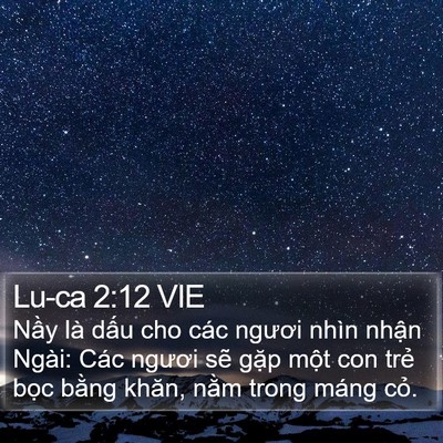 Lu-ca 2:12 VIE Bible Verse Image