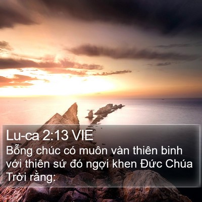 Lu-ca 2:13 VIE Bible Verse Image