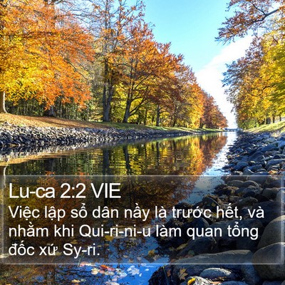Lu-ca 2:2 VIE Bible Verse Image
