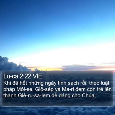 Lu-ca 2:22 VIE Bible Verse Image