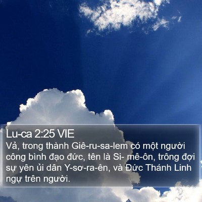 Lu-ca 2:25 VIE Bible Verse Image