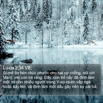Lu-ca 2:34 VIE Bible Verse Image
