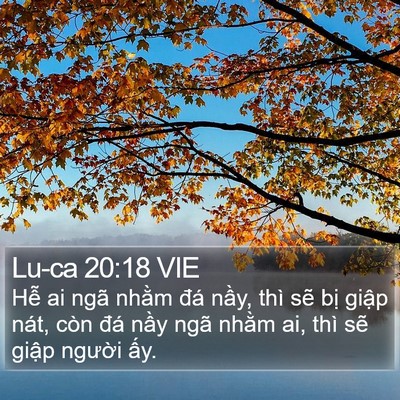 Lu-ca 20:18 VIE Bible Verse Image