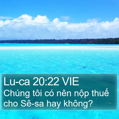 Lu-ca 20:22 VIE Bible Verse Image