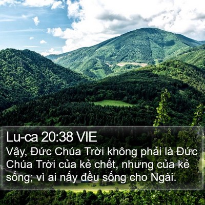 Lu-ca 20:38 VIE Bible Verse Image
