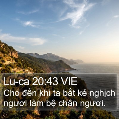 Lu-ca 20:43 VIE Bible Verse Image