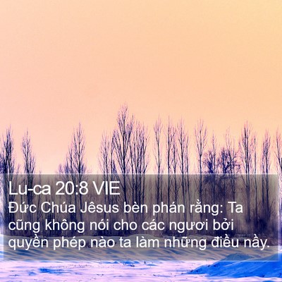 Lu-ca 20:8 VIE Bible Verse Image