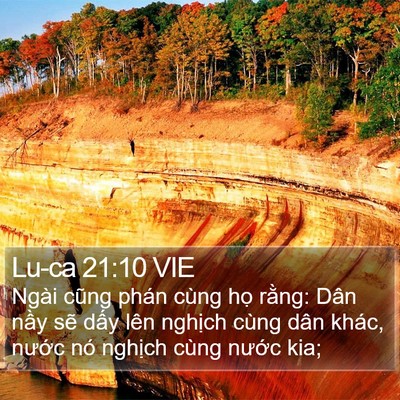 Lu-ca 21:10 VIE Bible Verse Image