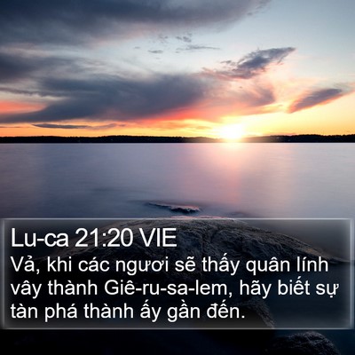 Lu-ca 21:20 VIE Bible Verse Image