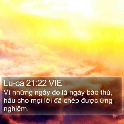 Lu-ca 21:22 VIE Bible Verse Image