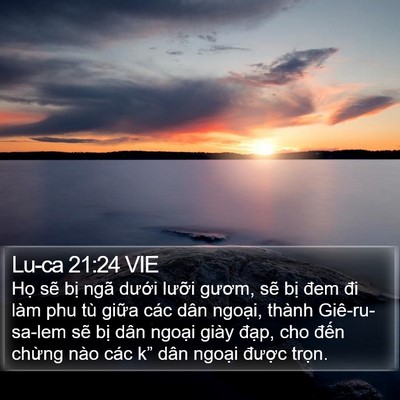 Lu-ca 21:24 VIE Bible Verse Image
