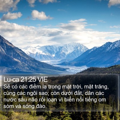 Lu-ca 21:25 VIE Bible Verse Image