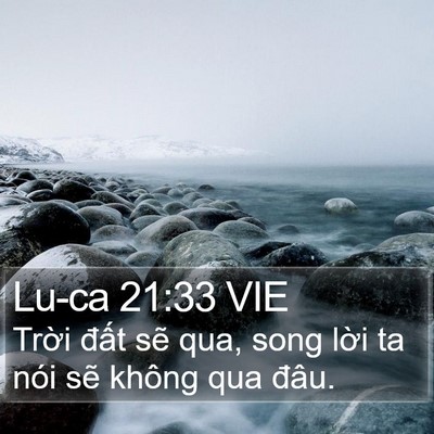 Lu-ca 21:33 VIE Bible Verse Image