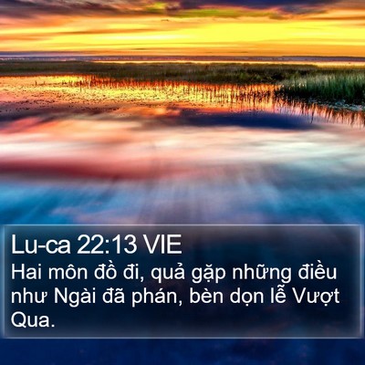 Lu-ca 22:13 VIE Bible Verse Image