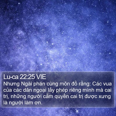 Lu-ca 22:25 VIE Bible Verse Image