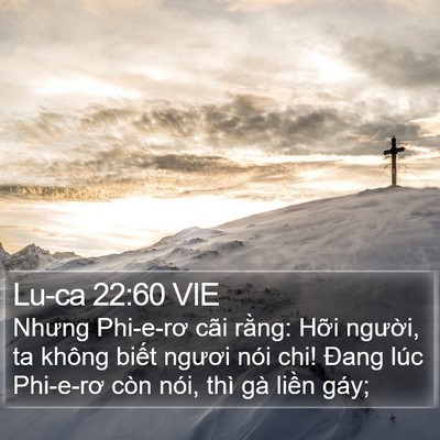Lu-ca 22:60 VIE Bible Verse Image