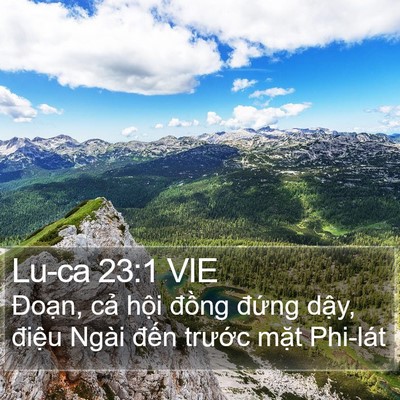 Lu-ca 23:1 VIE Bible Verse Image