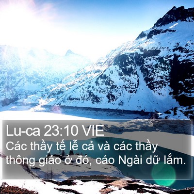 Lu-ca 23:10 VIE Bible Verse Image
