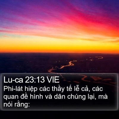 Lu-ca 23:13 VIE Bible Verse Image