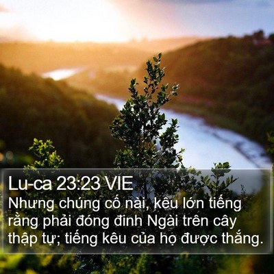 Lu-ca 23:23 VIE Bible Verse Image