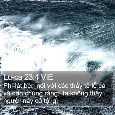 Lu-ca 23:4 VIE Bible Verse Image