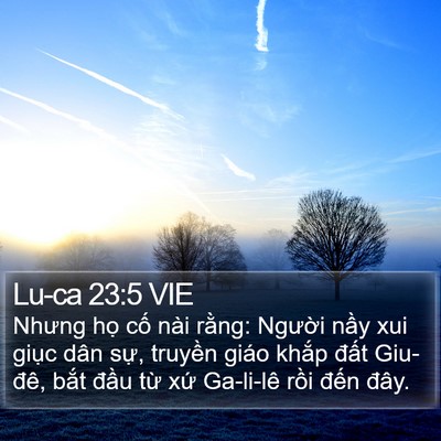 Lu-ca 23:5 VIE Bible Verse Image