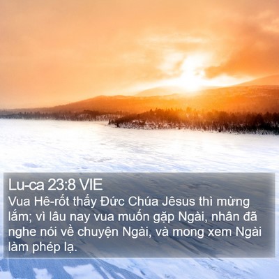 Lu-ca 23:8 VIE Bible Verse Image