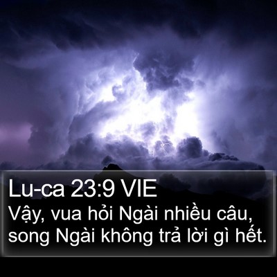 Lu-ca 23:9 VIE Bible Verse Image
