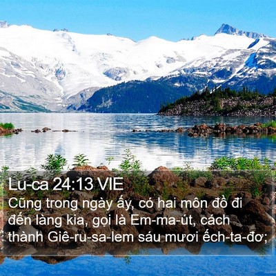 Lu-ca 24:13 VIE Bible Verse Image