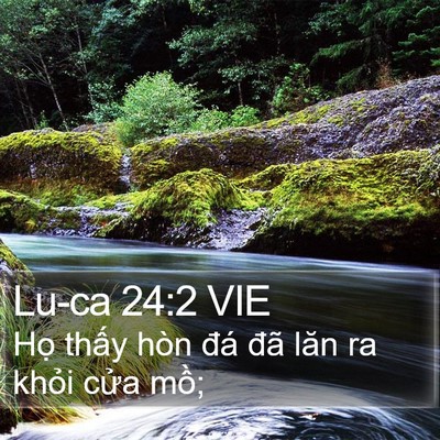 Lu-ca 24:2 VIE Bible Verse Image