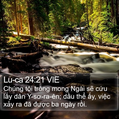 Lu-ca 24:21 VIE Bible Verse Image