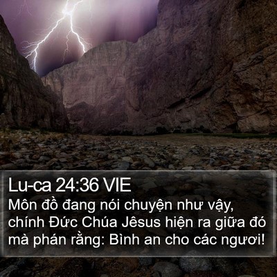 Lu-ca 24:36 VIE Bible Verse Image