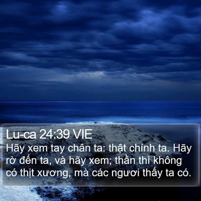 Lu-ca 24:39 VIE Bible Verse Image